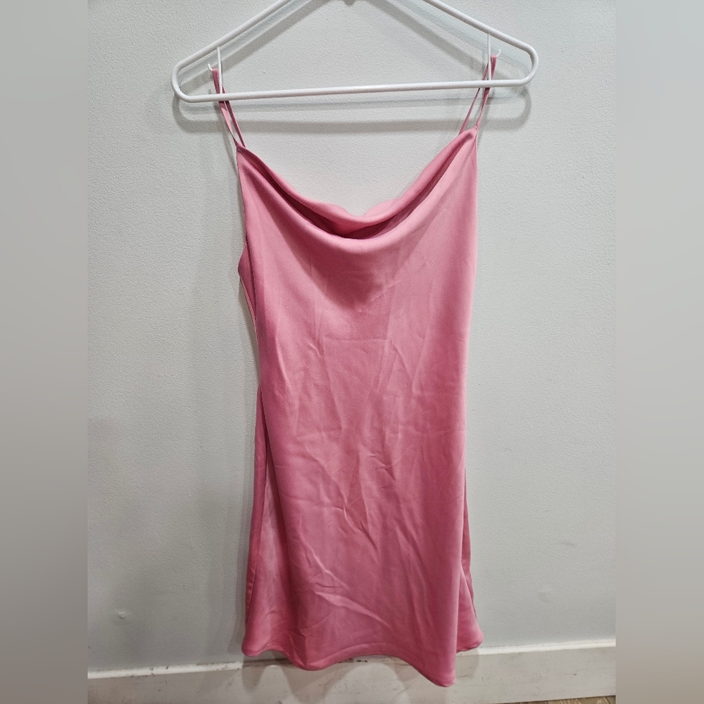 Urban Outfitters XS satin pink dress